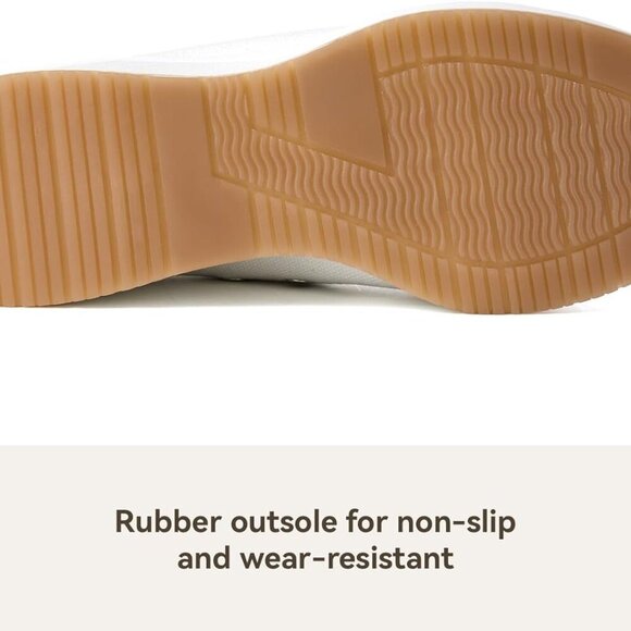 Canvas High Top Sneakers Women Breathable Platform Non-Slip Casual Shoes - Picture 4 of 8